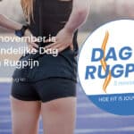 Dag tegen de rugpijn