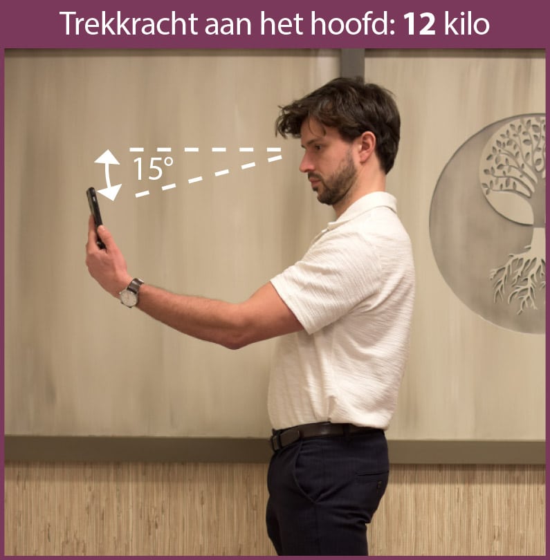 Houding en wervelkolomgezondheid 5 trekkracht nek 12 kilo