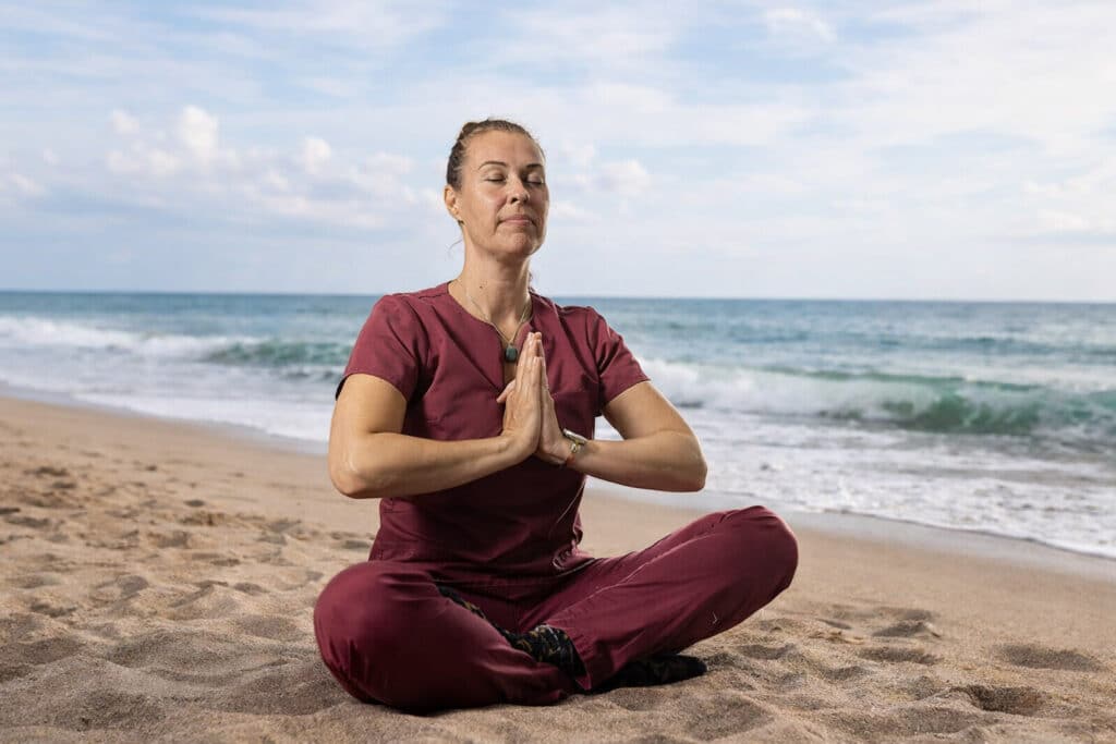 Afscheidsyoga Myrthe 55 myrthe strand 1